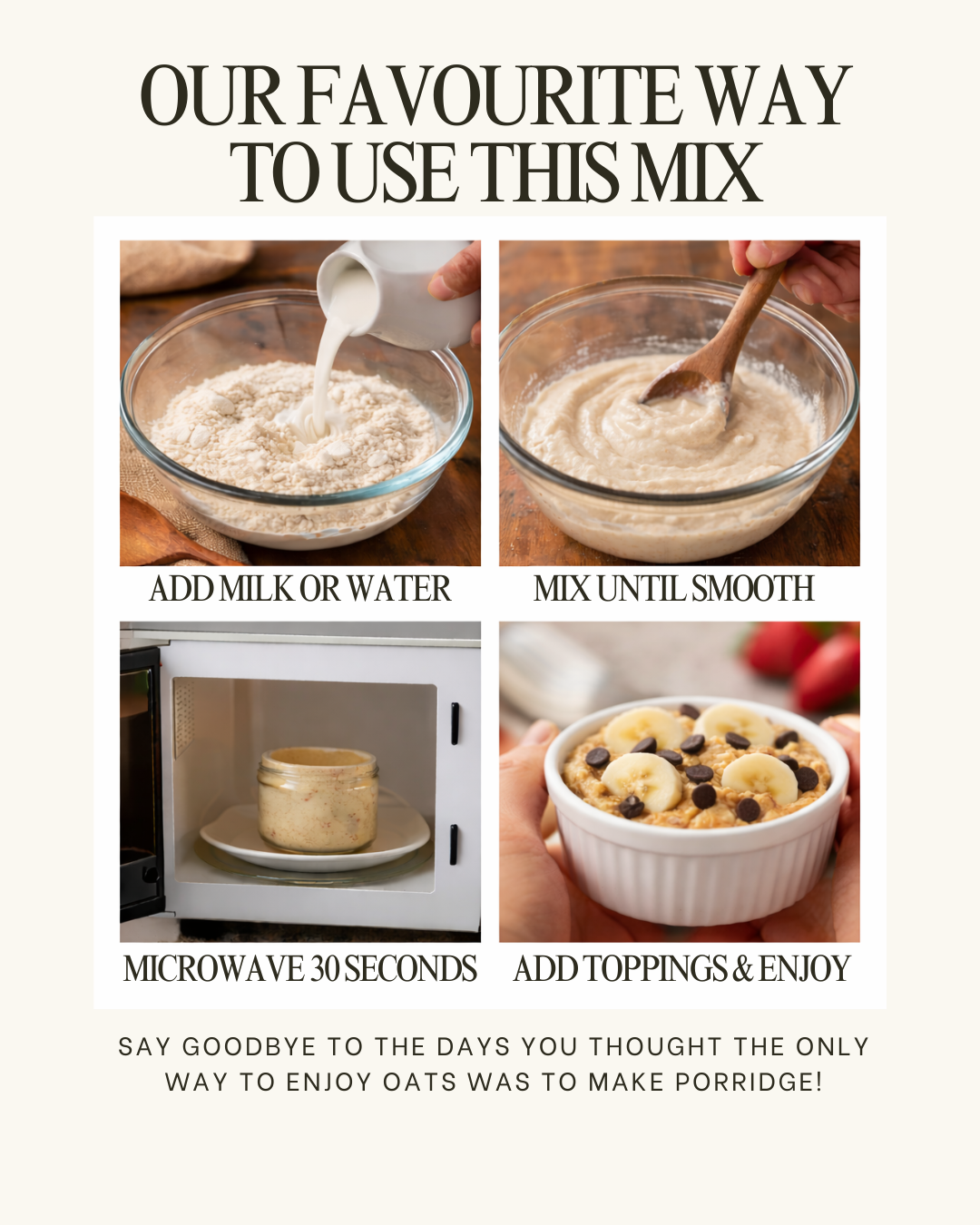 High Protein Breakfast Mixes