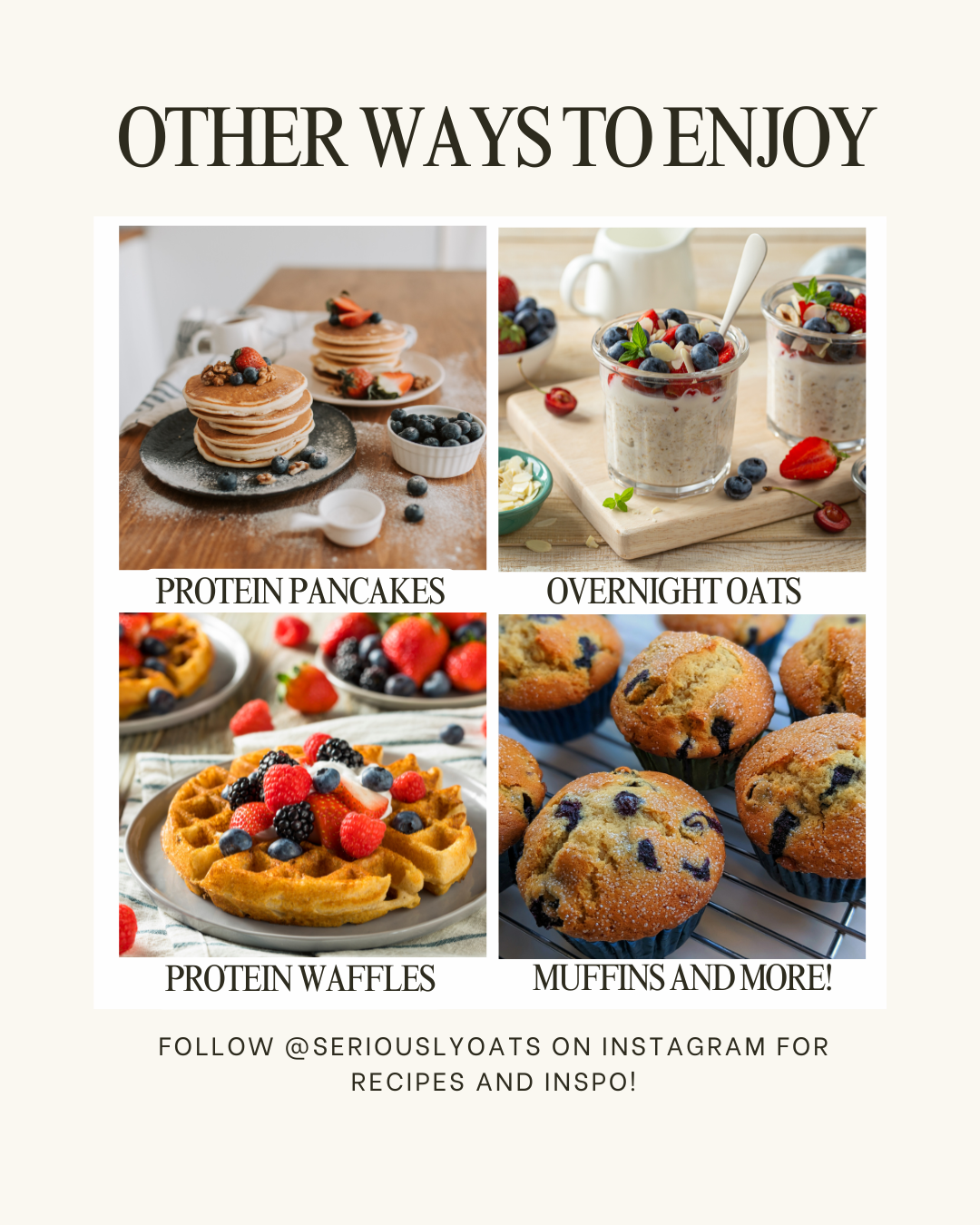 High Protein Breakfast Mixes