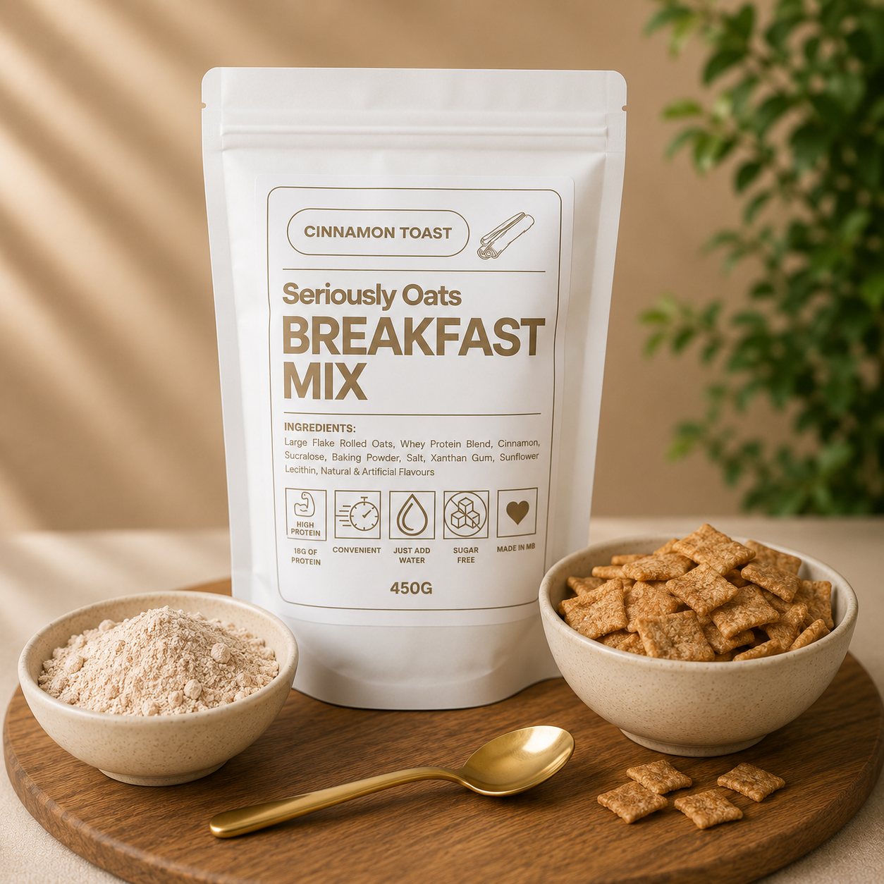 Mélanges pour petit-déjeuner riches en protéines